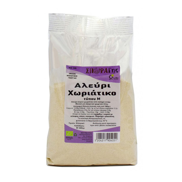 BIO Αλεύρι Χωριάτικο (Τύπου Μ) 1000gr